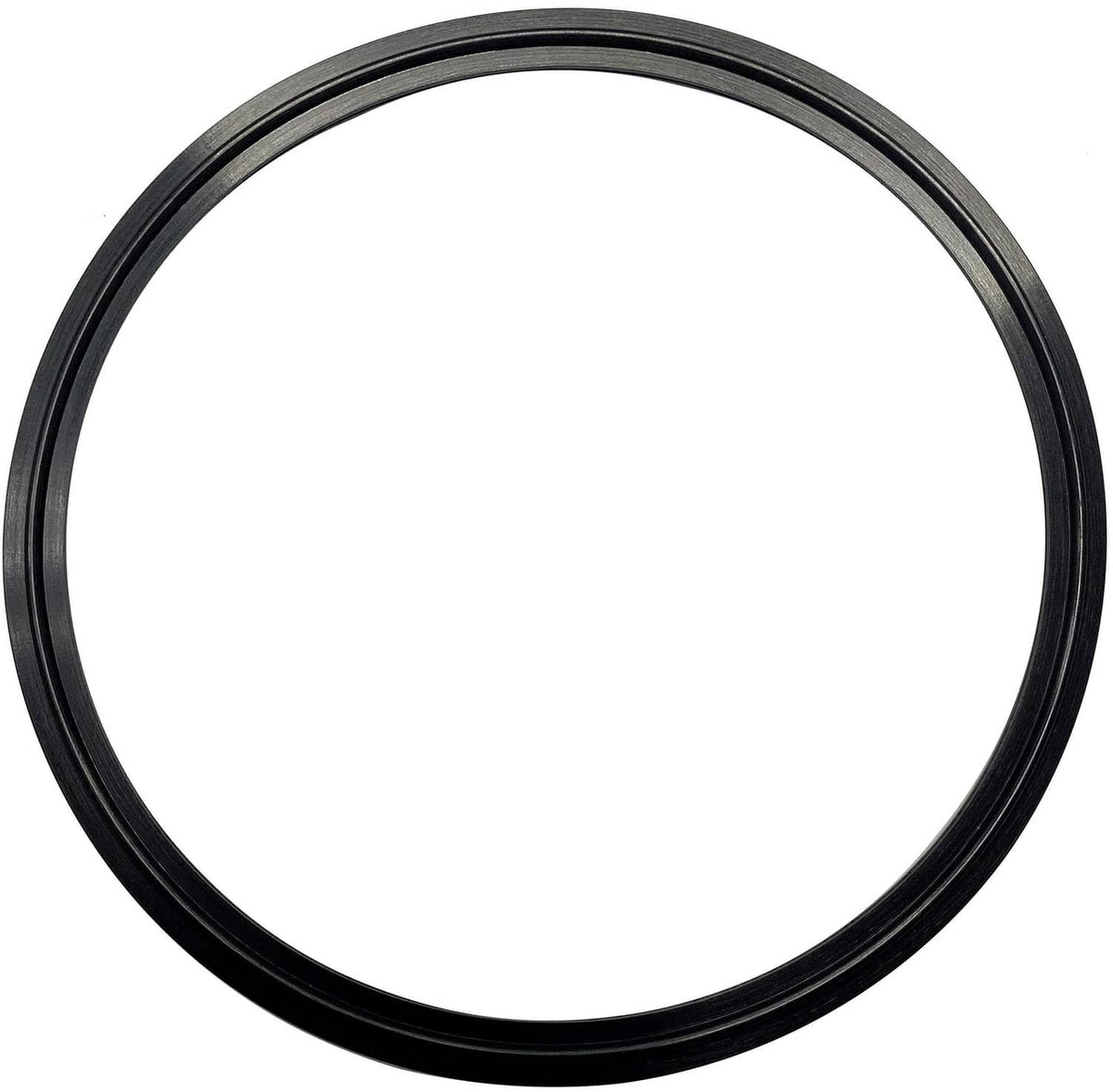 Black tri-clamp sanitary gasket ring for 6 in fittings