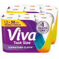 White paper towel roll pack with multiple single rolls, cloth-like style
