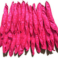 Pink polka-dot soft sponge hair curlers, multiple zip-up rollers