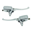 Chrome motorcycle hydraulic master cylinder lever for 7/8in, 22mm setup