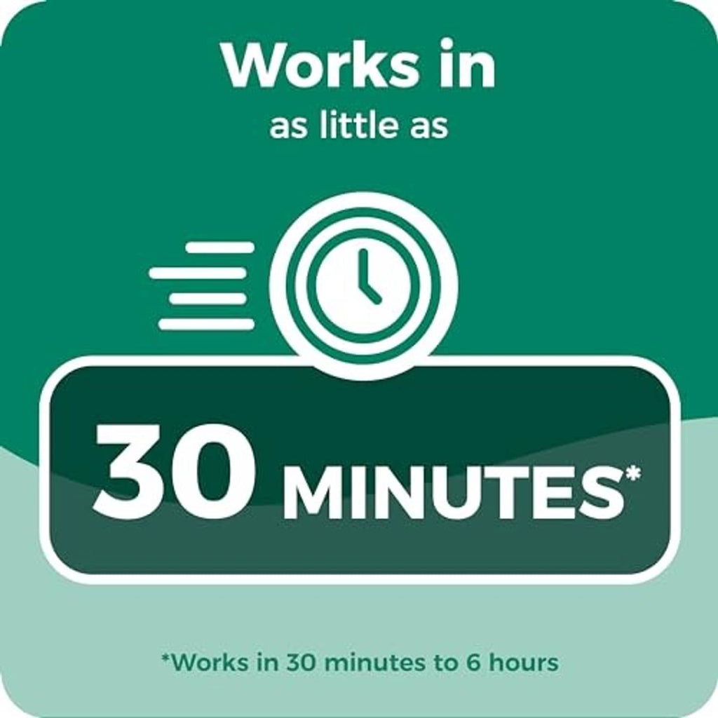Dulcolax Liquid saline laxative 30 minutes relief label on green background