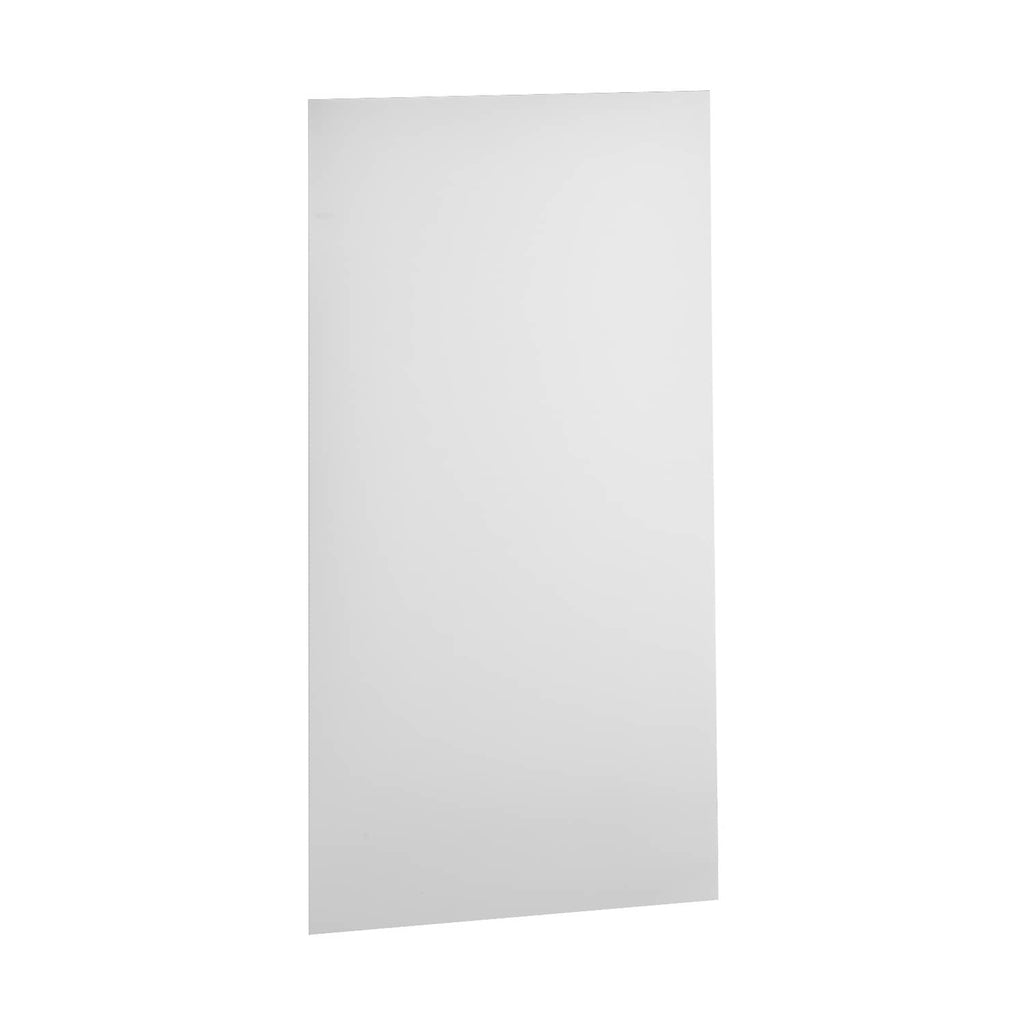 White drop-ceiling PVC panel, rectangular shape with smooth flat finish and edges.