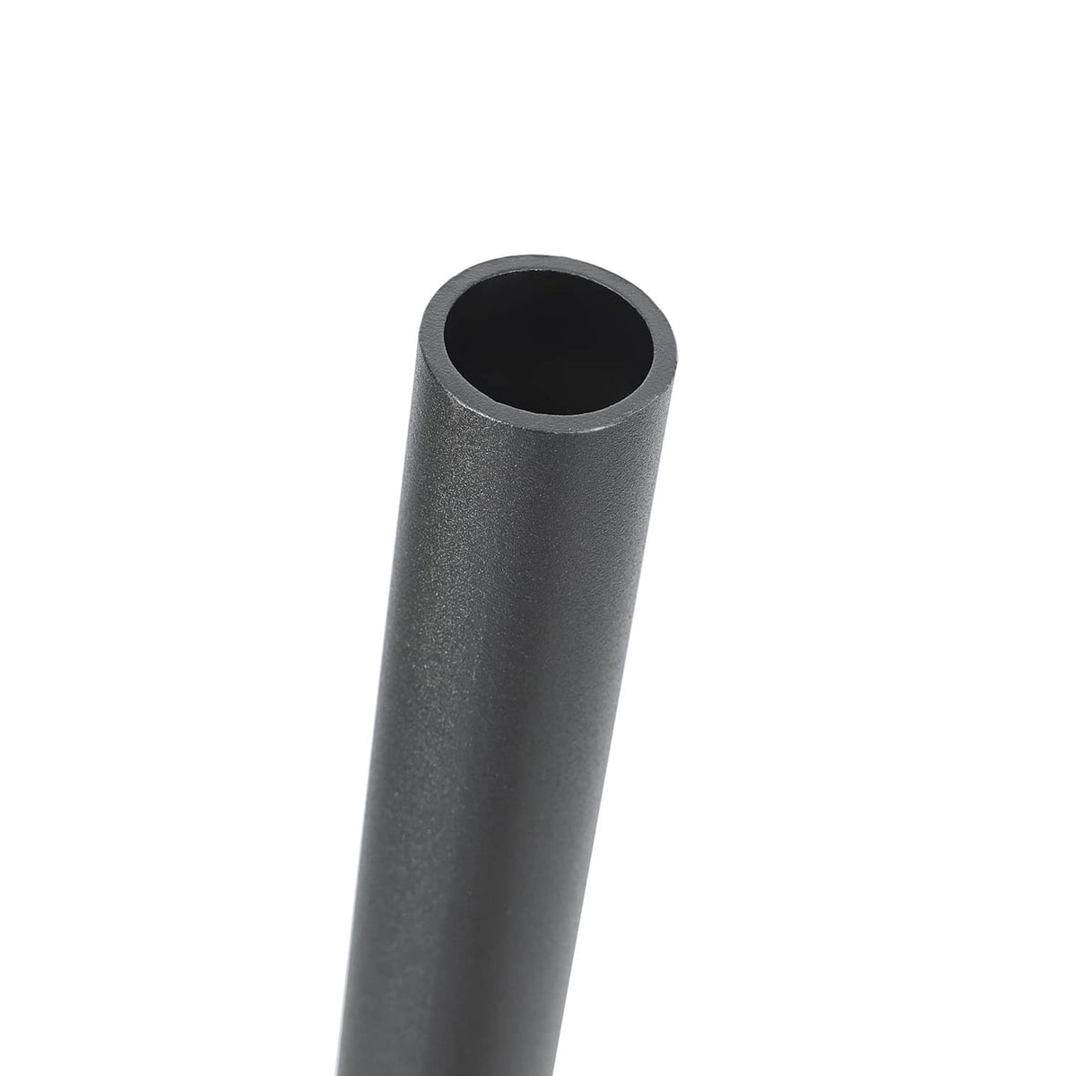 Powder-coated handle tube end of dual boat trailer steps