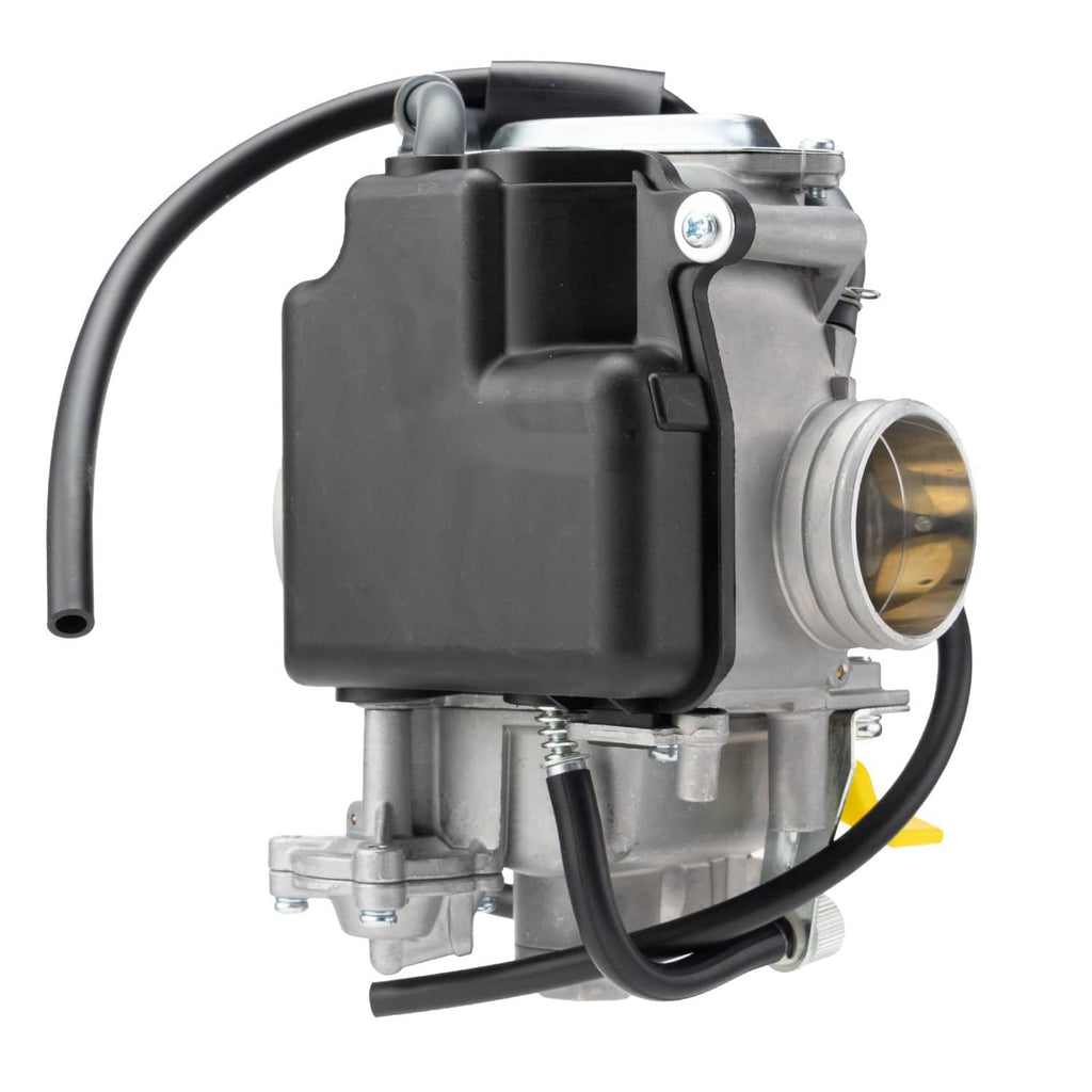 Carburetor carb assembly with round throttle body and black electrical housing
