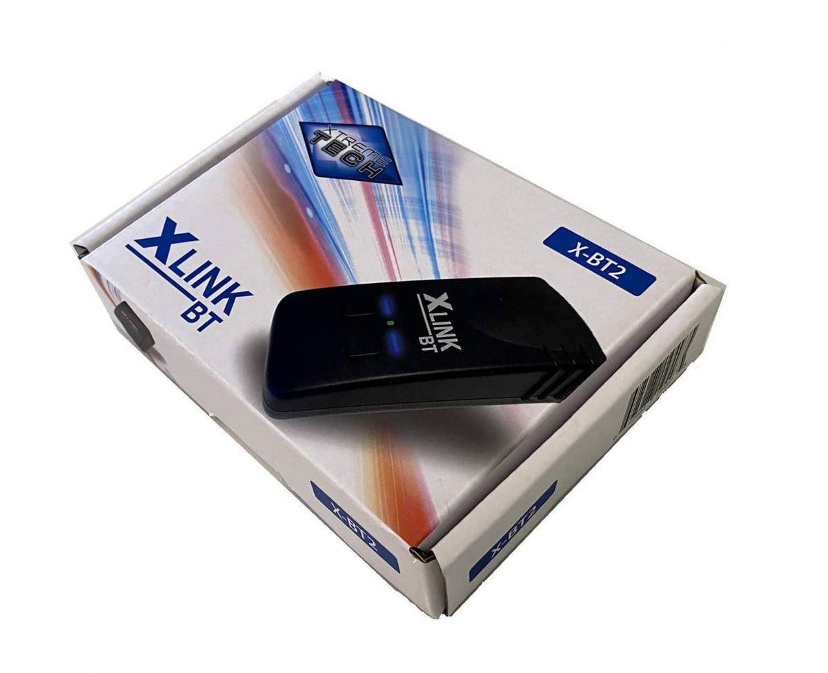 XLink BT Bluetooth adapter in retail box with black adapter device visible