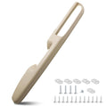Beige front door armrest repair cover with screws and washers