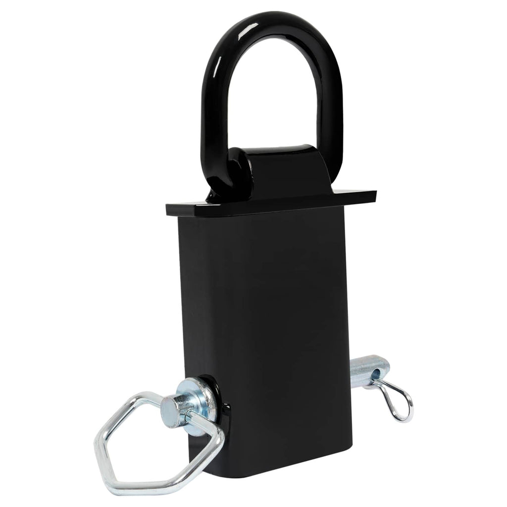 Black stake pocket with top handle and side D-ring anchor loops