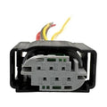 Throttle body TPS connector pigtail with gray multi-pin housing and wire leads