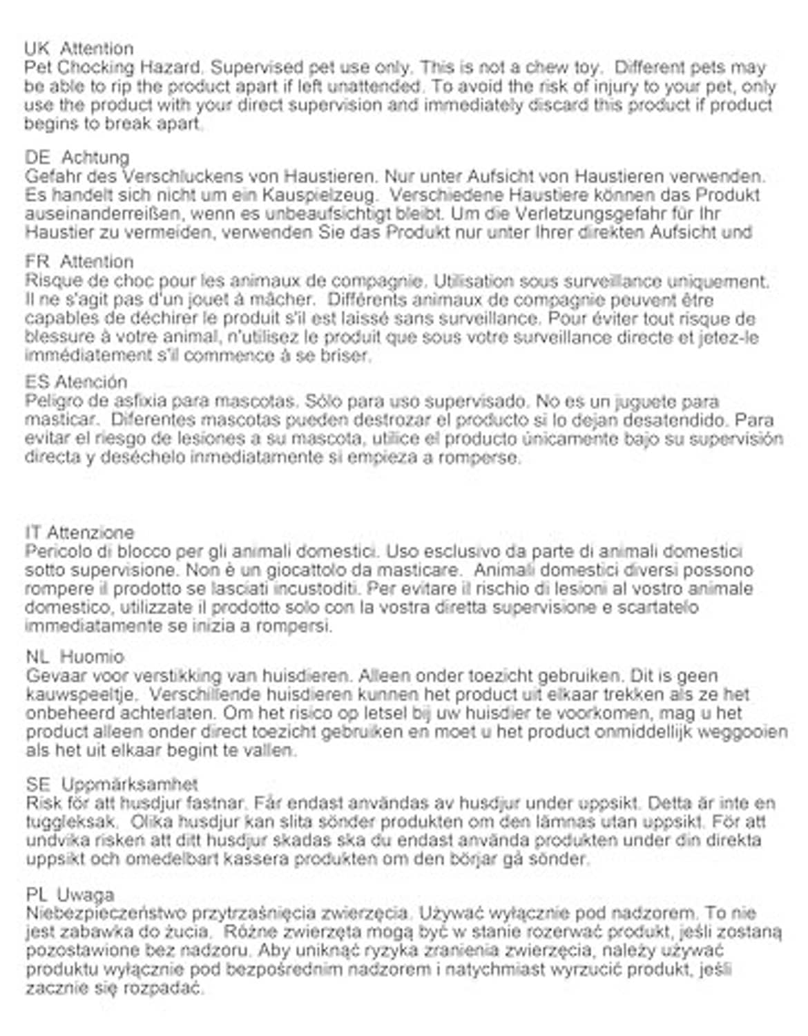 Instruction leaflet for silicone cat food can lids, size and storage guidance