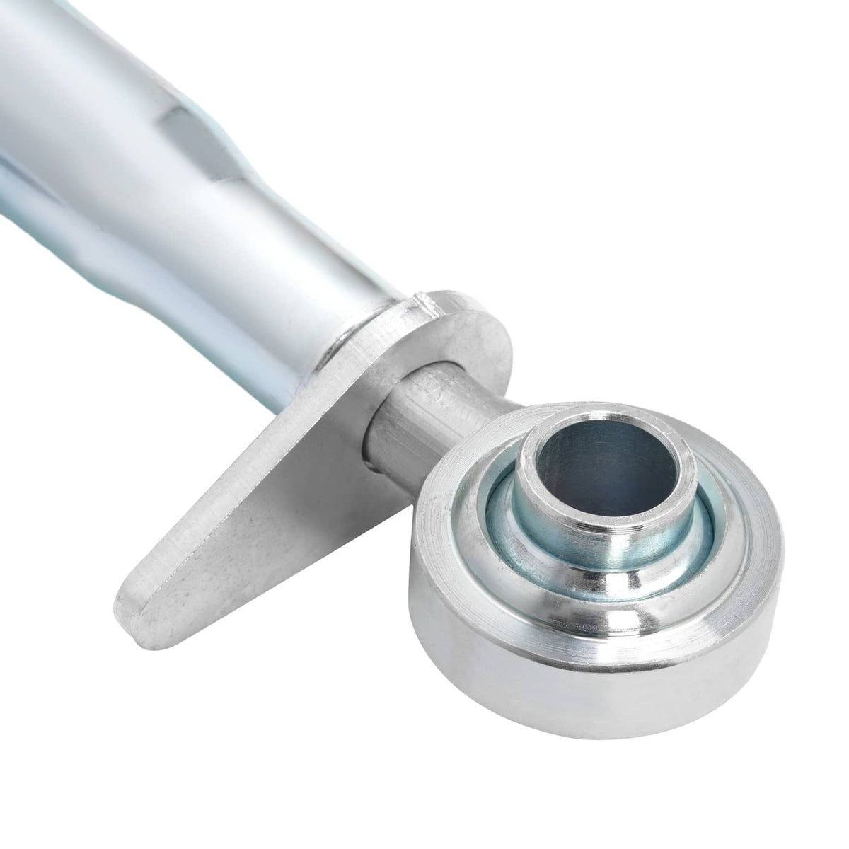 Galvanized top link joint assembly with split mounting clevis and bushing