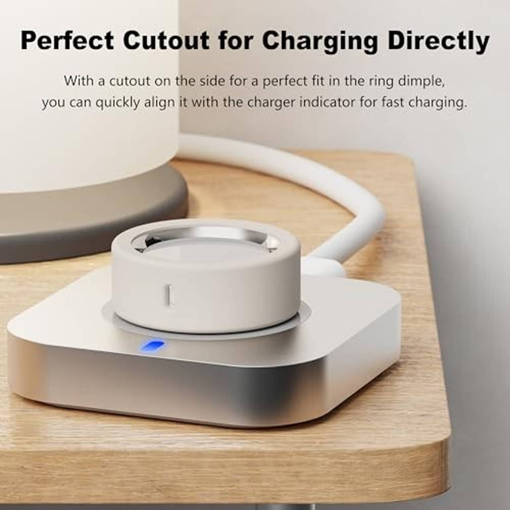 Silicone ring protector case with side cutout for direct charging