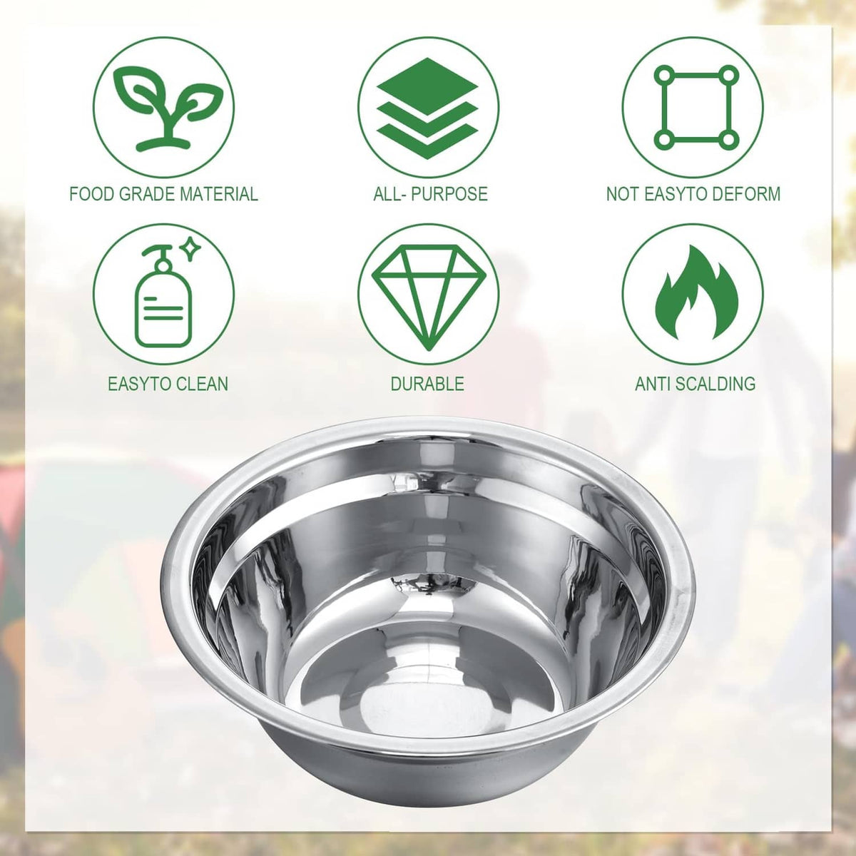 RivetOak Lallisa 16 Pcs Outdoor Camping Cookware Mess as pictures shown, silver mainly