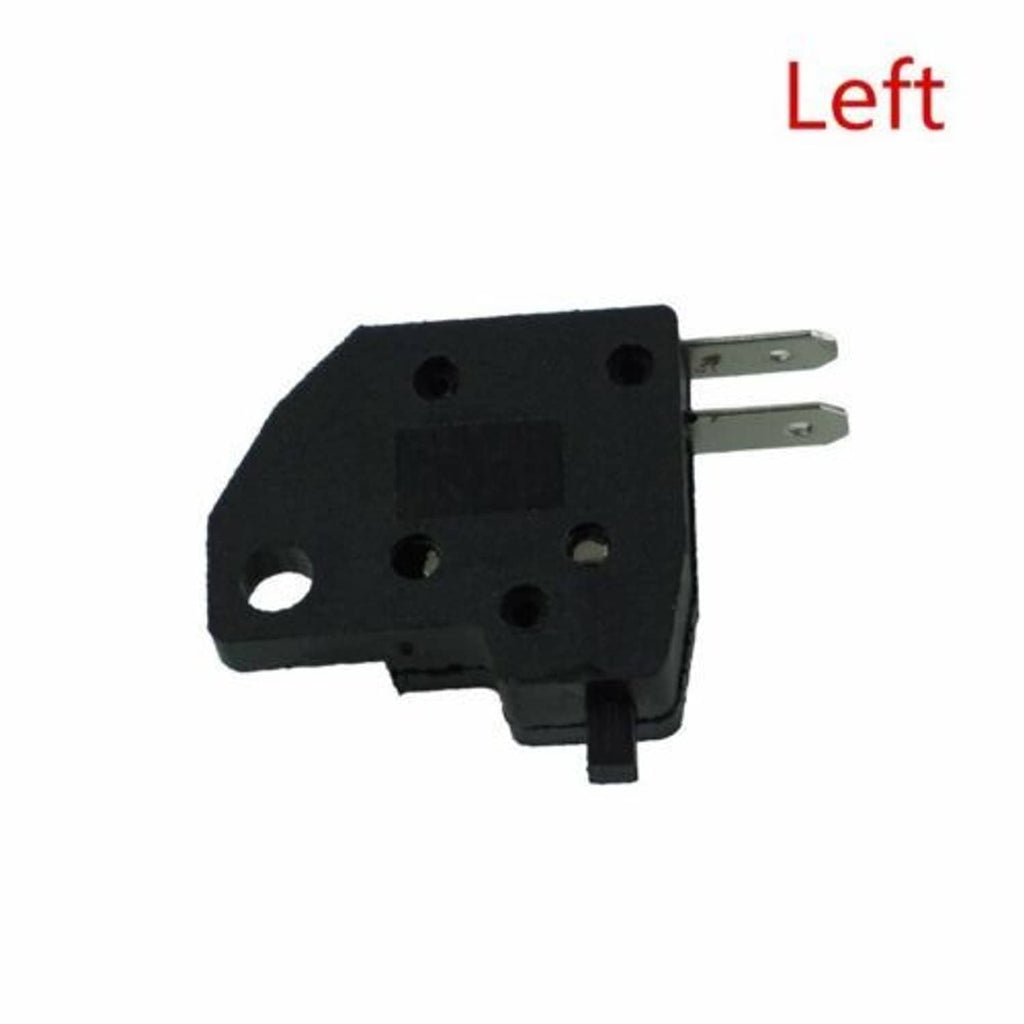 Motorcycle brake lever switch, black microswitch with two metal prongs