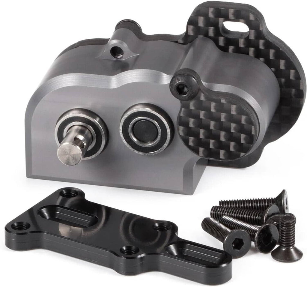RC 48P gearbox with slipper pad, front ports, metal case with carbon fiber cover
