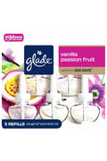 Glade PlugIns vanilla passion fruit refill pack with 5 scented oil refills