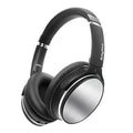 Black over-ear wireless noise-cancelling headphones with padded ear cups