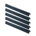 Porcelain-enameled steel flavorizer bars, dark speckled gray with angled ends, 4-pack