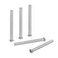 Stainless steel pan head machine screws with Phillips drive, M3.5 x 40mm