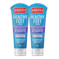 O'Keeffe's Healthy Feet night treatment foot cream tube, white cap, pack of 2
