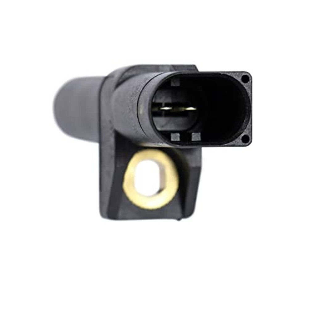 Crankshaft position sensor rear connector with open socket and gold contact