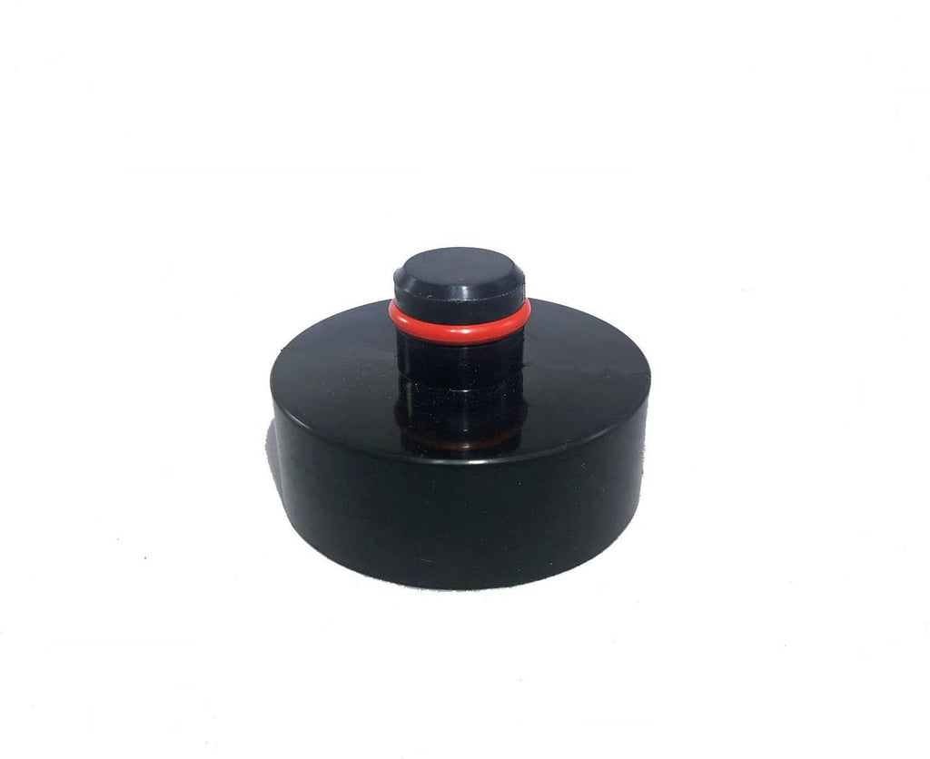 Black lifting jack pad with red accent ring