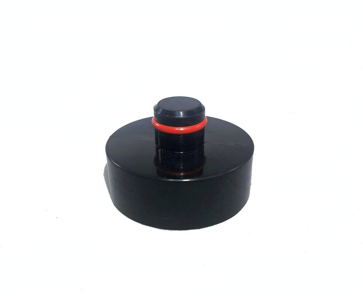 Black lifting jack pad with red accent ring