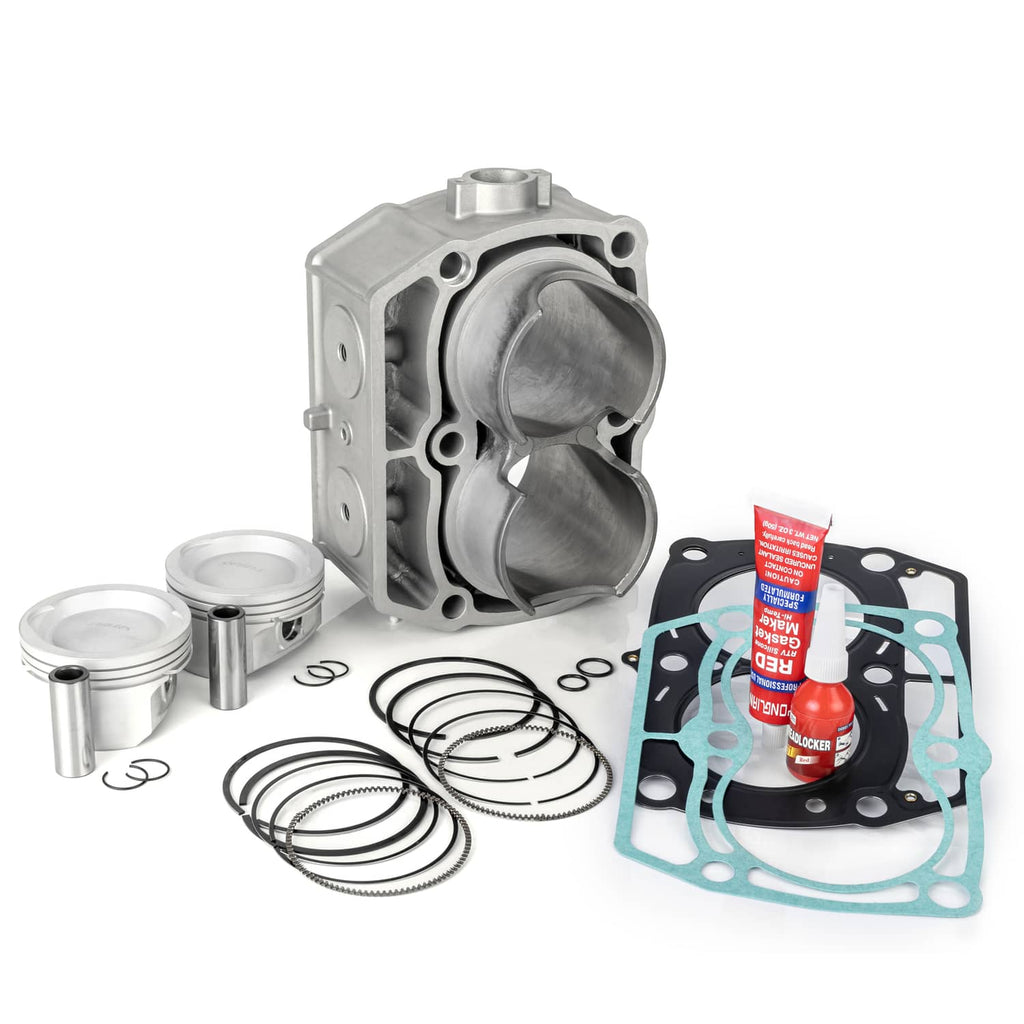 RivetOak FOR POLARIS RZR 800 S 09-14 TOP END REBUILD PISTON CYLINDER GASKETS CAMSHAFT KIT