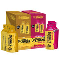 Honey Stinger energy gel variety pack cartons and pouches, assorted flavors