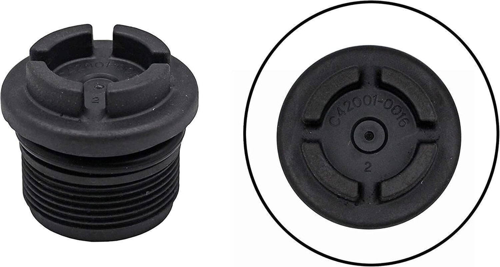 Thermal regulator kit: black threaded housing with rear access plate detail