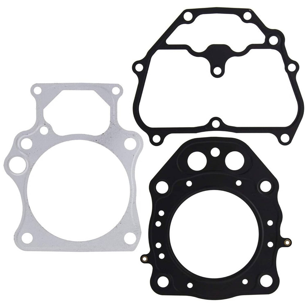 Cylinder piston gasket top end rebuild kit: cylinder gaskets in black and silver