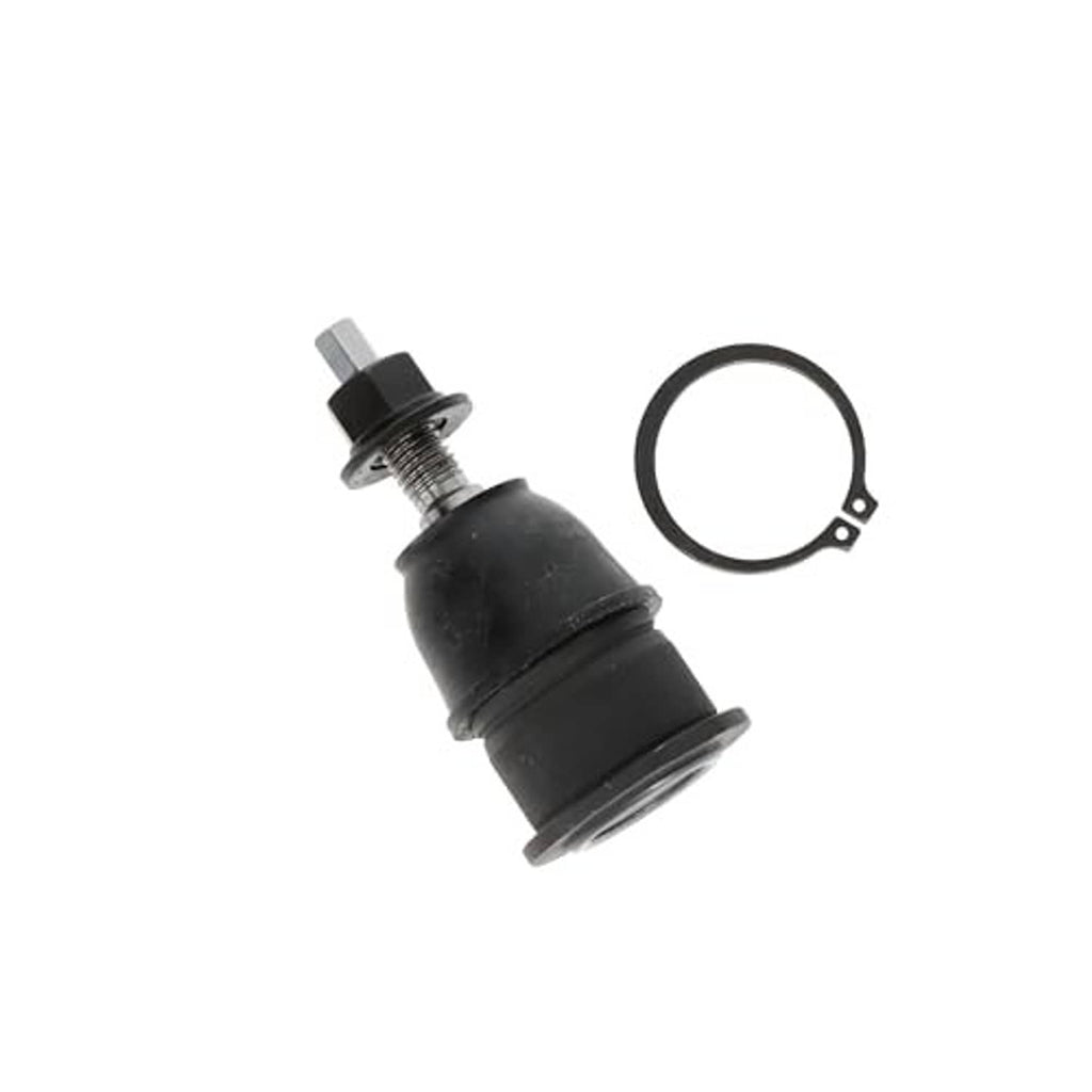Upper suspension ball joint with black boot, threaded stud, and circular gasket
