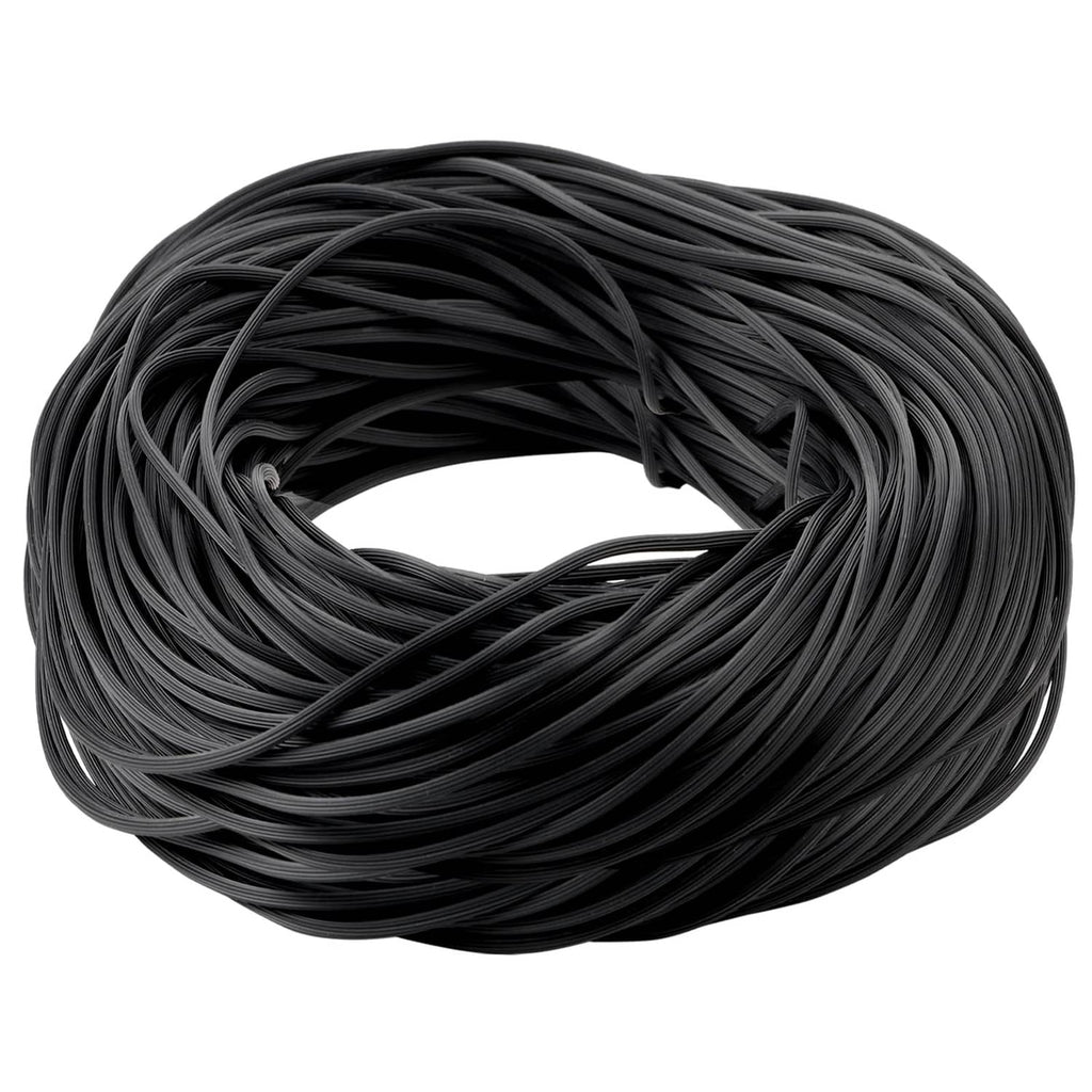 Black window screen spline roll, 250 ft door retainer, 0.19 in