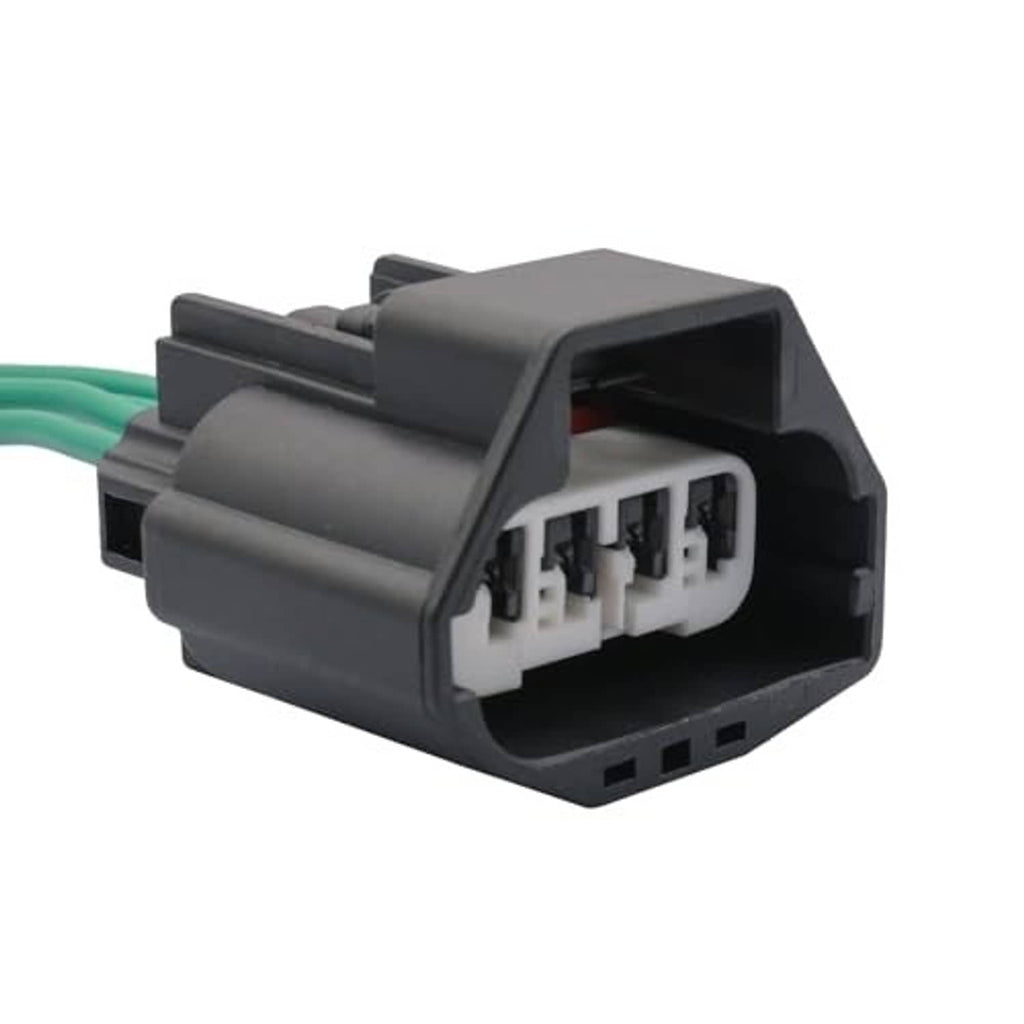 Electronic throttle body actuator connector pigtail, side view with multi-pin plug