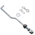 Front deck lift suspension link assembly with mounting hardware, galvanized steel