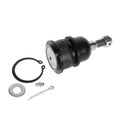 Front upper suspension ball joint with black housing, stud, and included seal parts