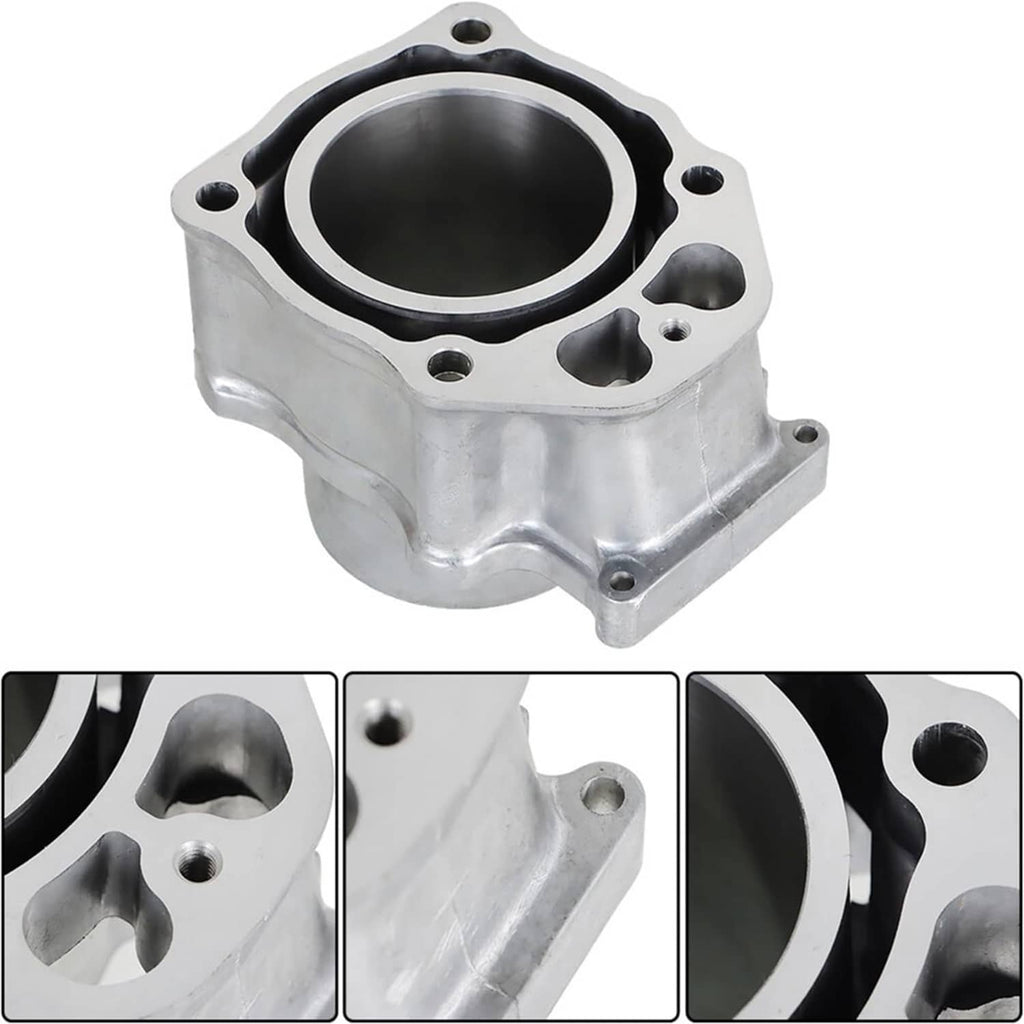Cylinder piston gasket top end rebuild kit cylinder block with dark bore and side ports