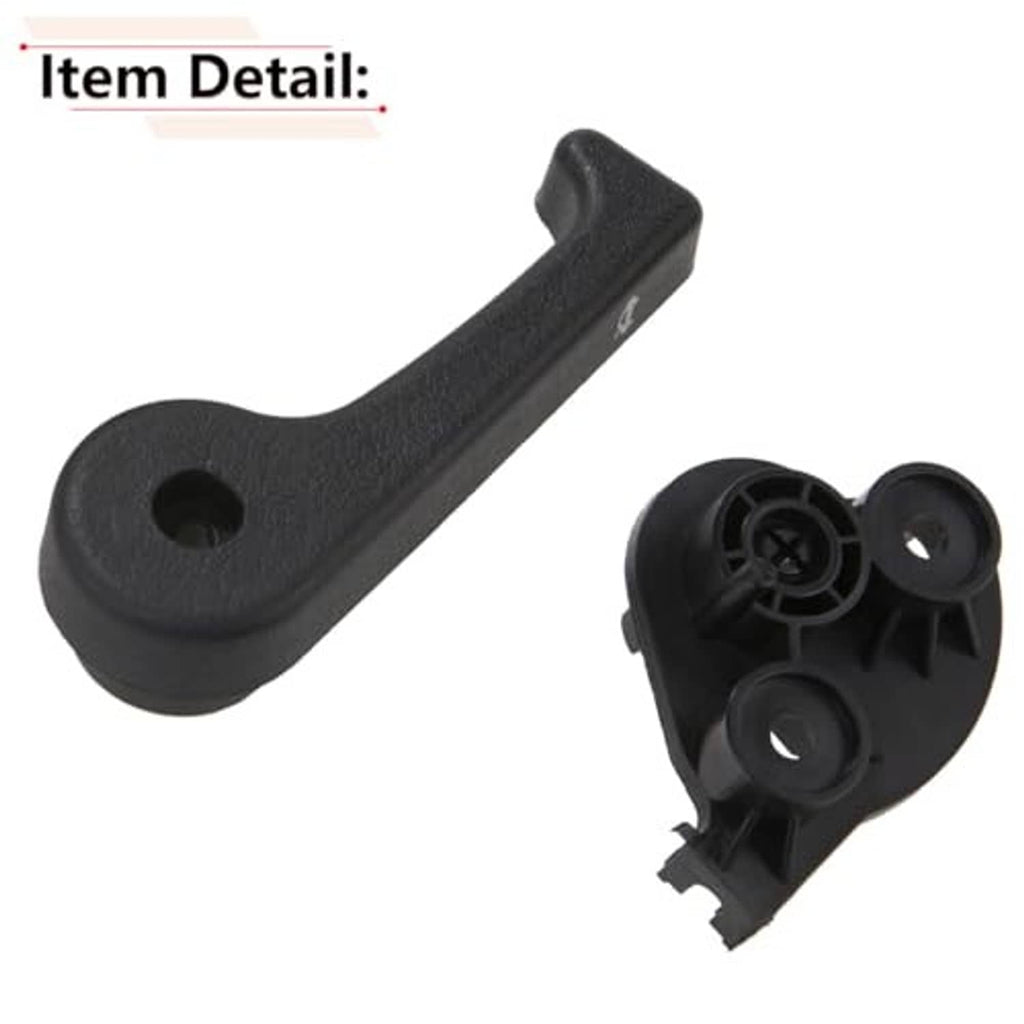 Black hood latch release handle with latch mechanism component