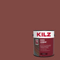KILZ Over Armor coating can in Rustic Cherry, smooth solid exterior color