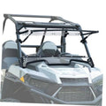 UTV full front windshield, clear anti-scratch panel with frame and mounting hardware