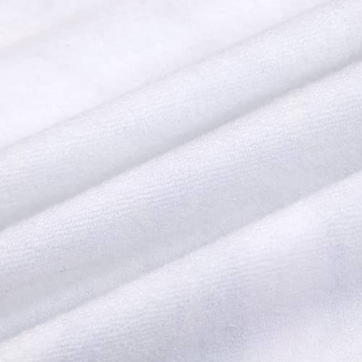 Golf cart seat cover fabric close-up in white textured material
