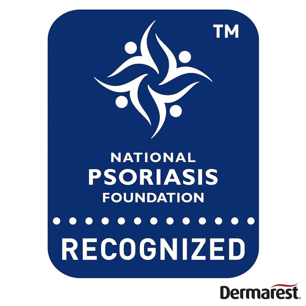 National Psoriasis Foundation recognized Dermarest badge