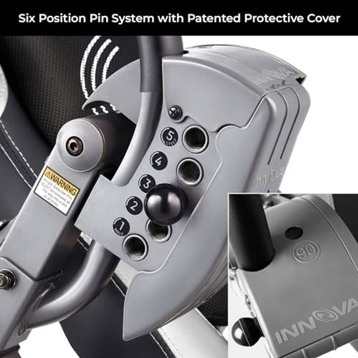 Heated massage inversion table control panel with protective cover and button controls