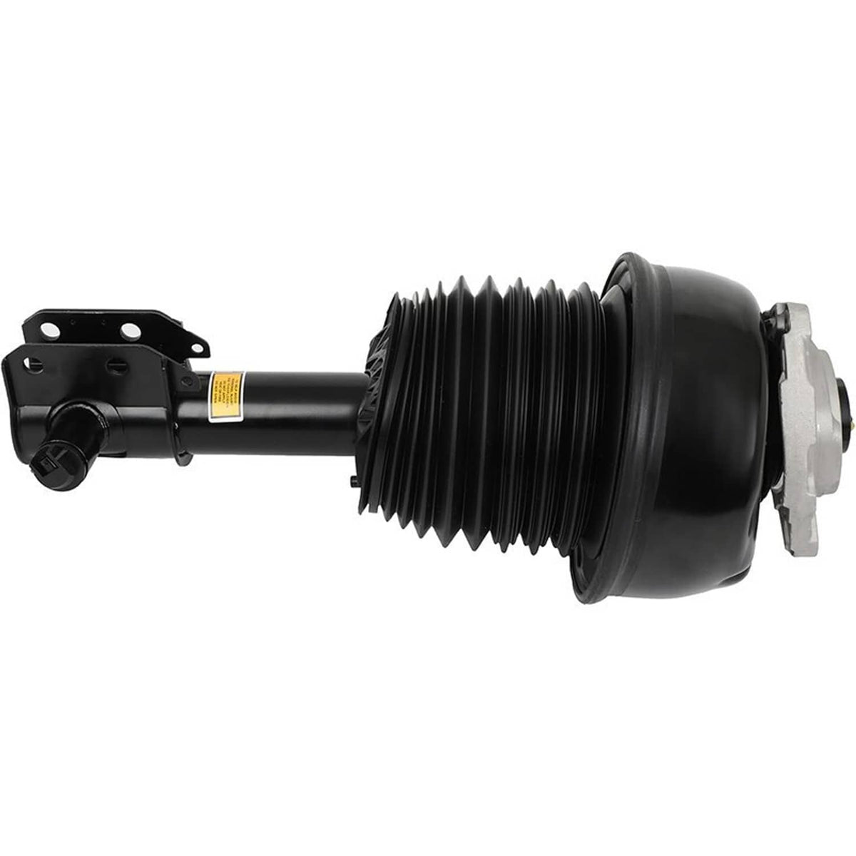 Front air suspension strut assembly with black bellows and side installation bracket