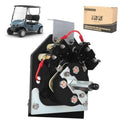 Electric golf cart forward reverse switch assembly with black housing and red wiring