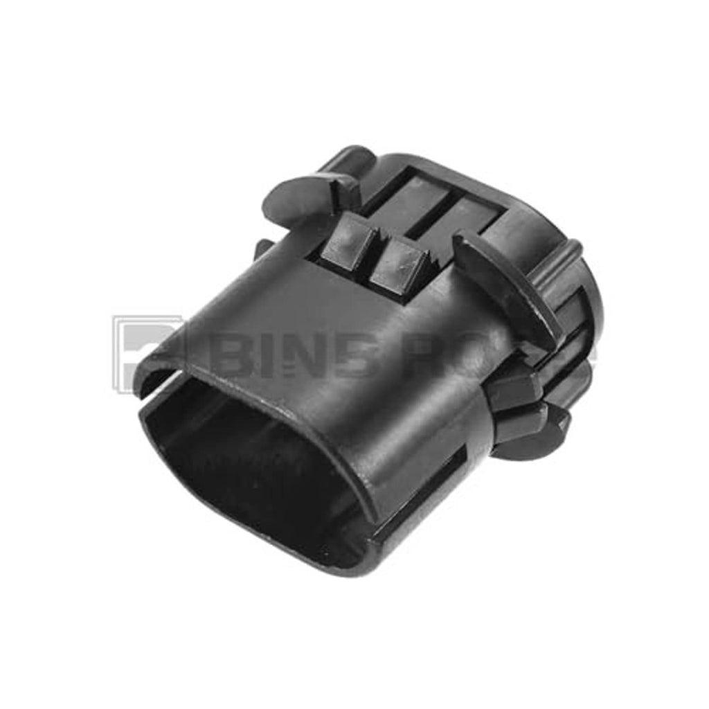 Black radiator mount bracket sleeve with side clasp clips and raised ridges