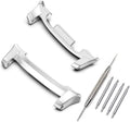 Stainless steel watch band connectors adapter set with installation tools