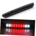 Black LED high mount stop light bar with multiple small diode openings