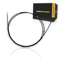 Black hood release cable with metal ends and looped wire for FJ Cruiser