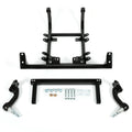 6 inch spindle lift kit frame brackets with mounting hardware, powder-coated black
