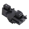 Front power window switch with rocker button, dark gray/black plastic housing